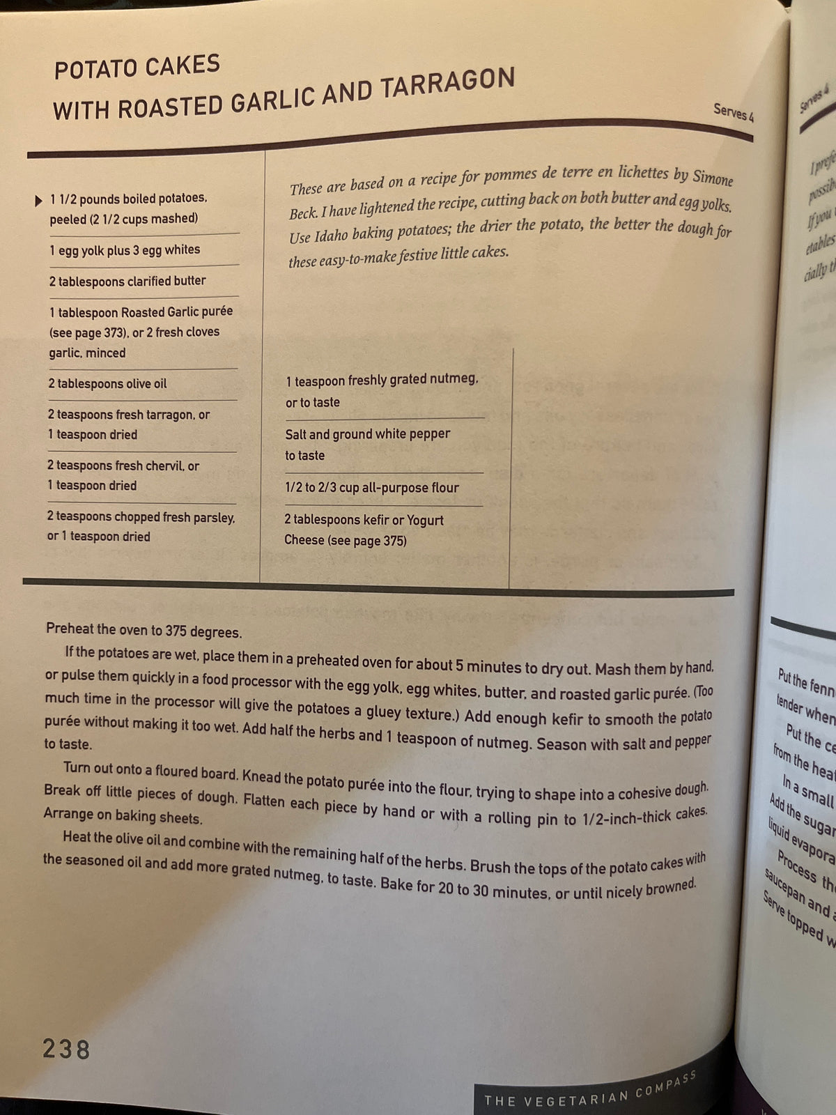 The Vegetarian Compass: New Directions in Vegetarian Cooking by Karen Hubert Allison (First Edition 1998)