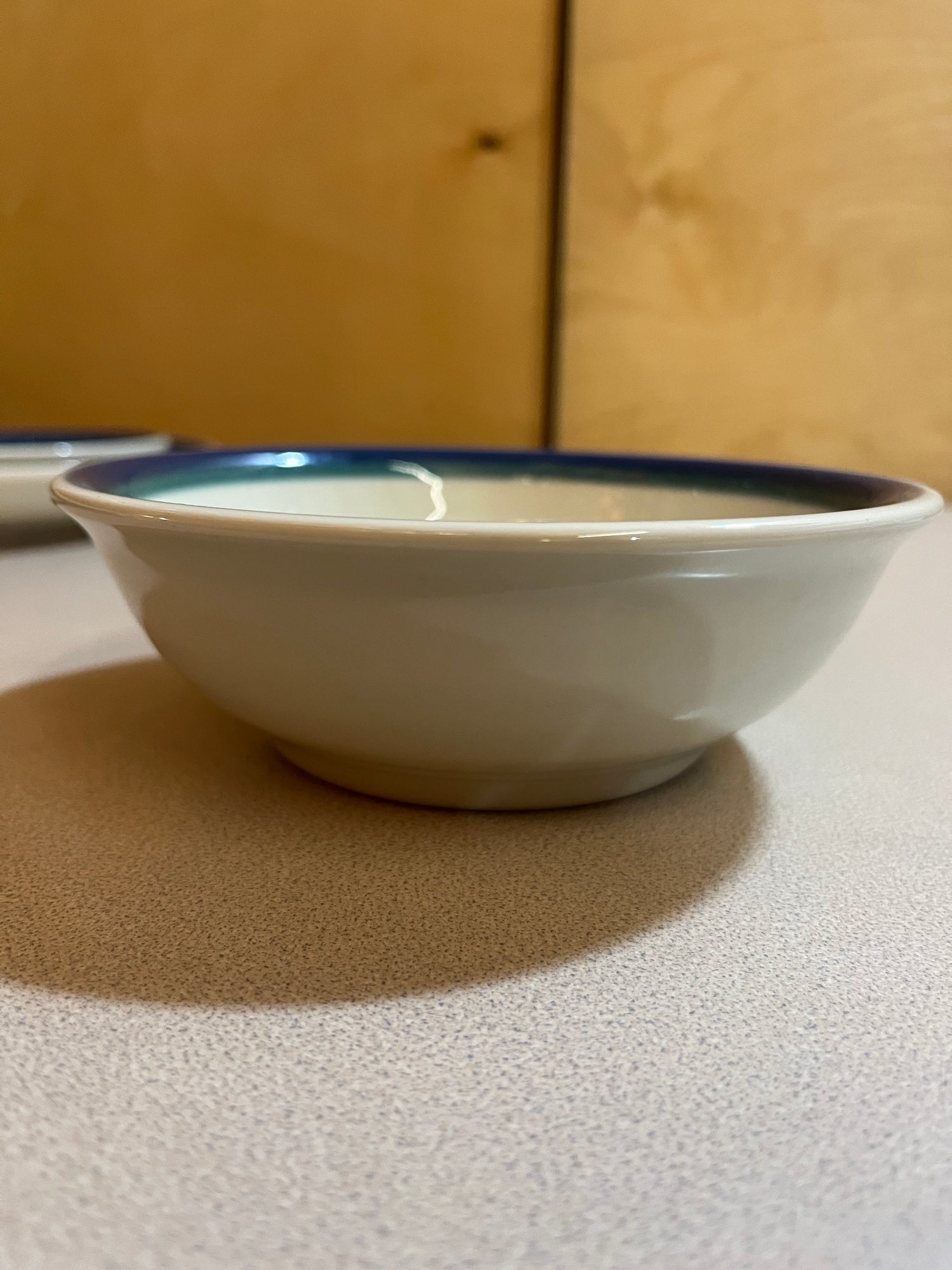 Pfaltzgraff Ocean Breeze dinnerware set with sleek, contemporary design, featuring elegantly curved plates and bowls, ideal for modern dining experiences.