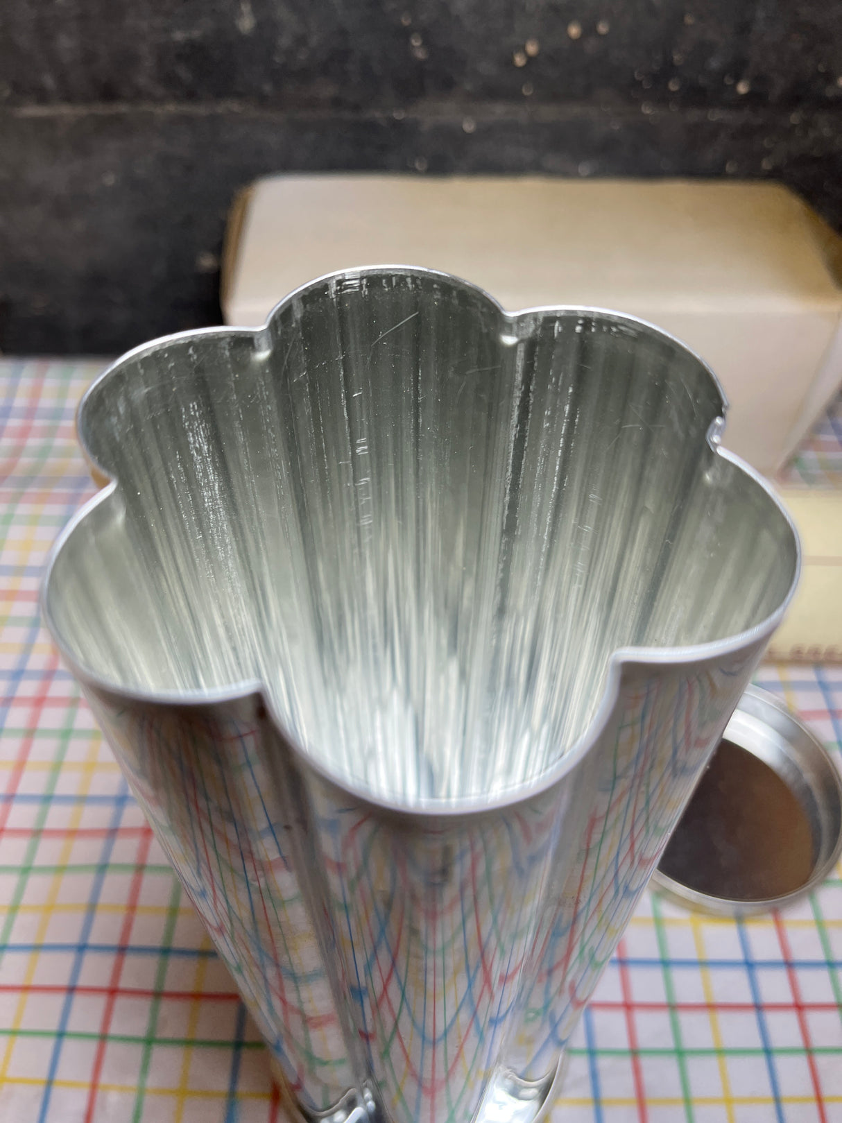 Valtrompia canapé bread tube mold - stainless steel - Pampered Chef 12105 B vintage
