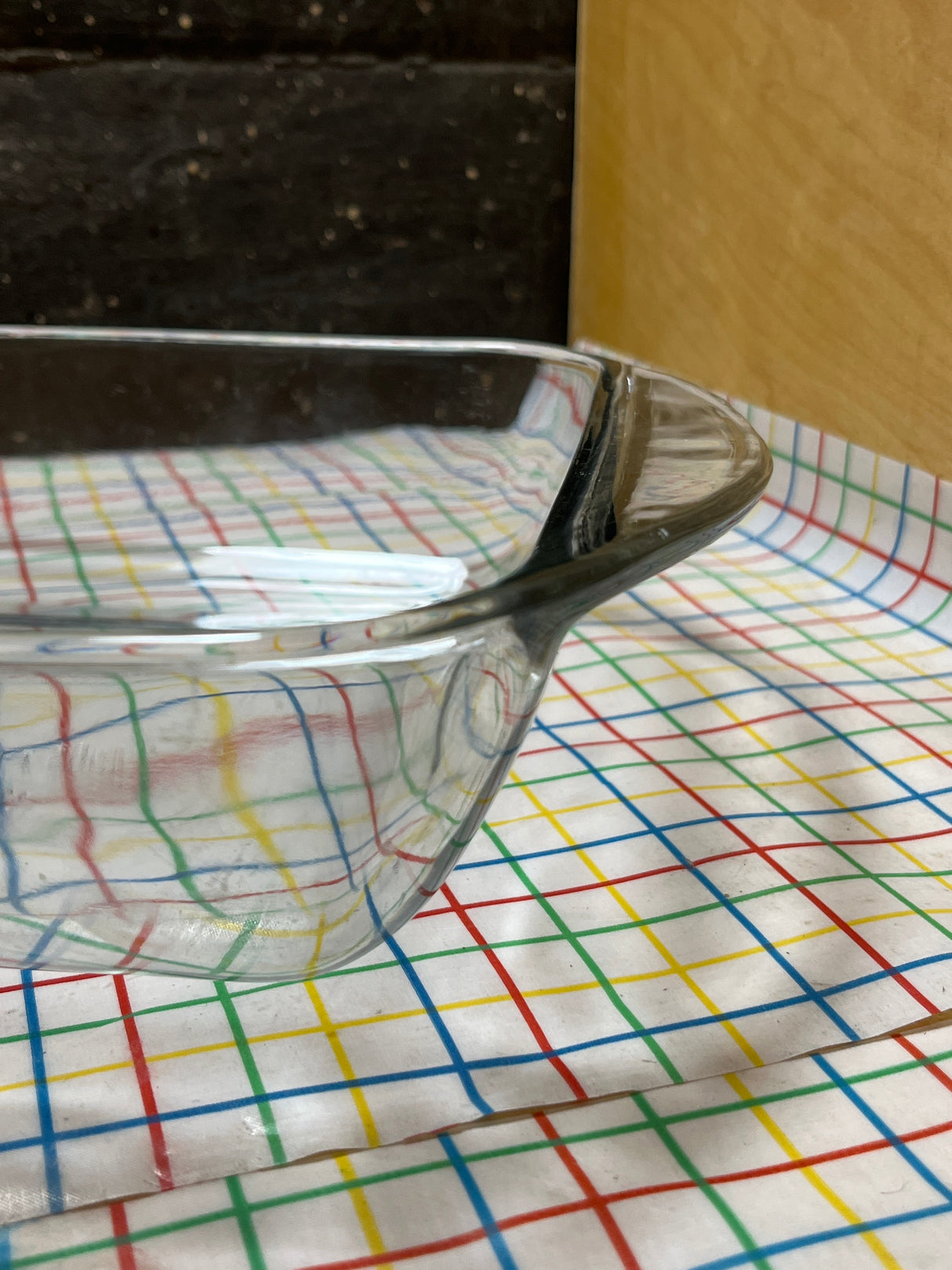 Casserole dish square 2 quart/ 2 liter - vintage Anchor Hocking