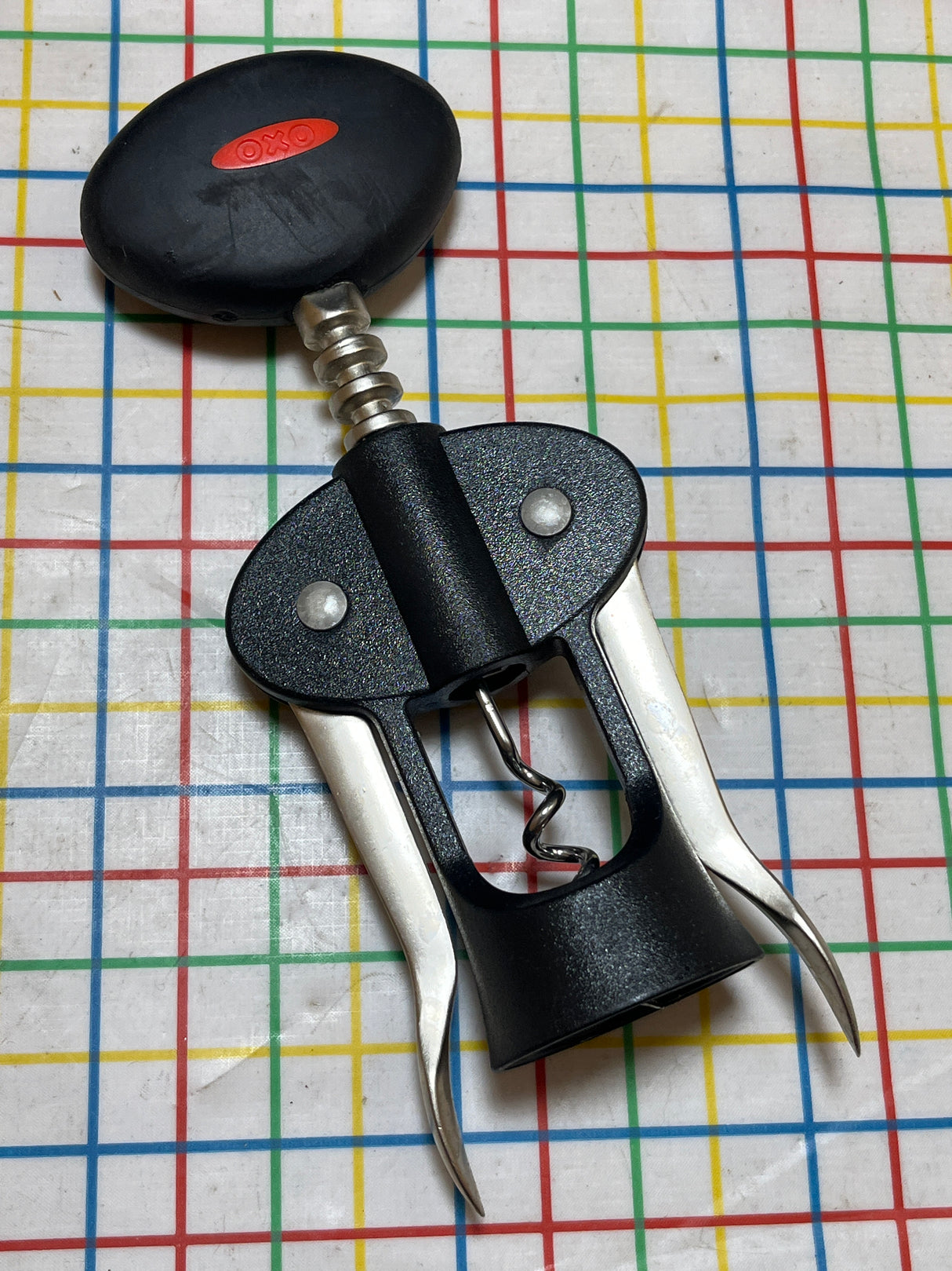 Corkscrew - stainelss steel with softgrip handle - OXO