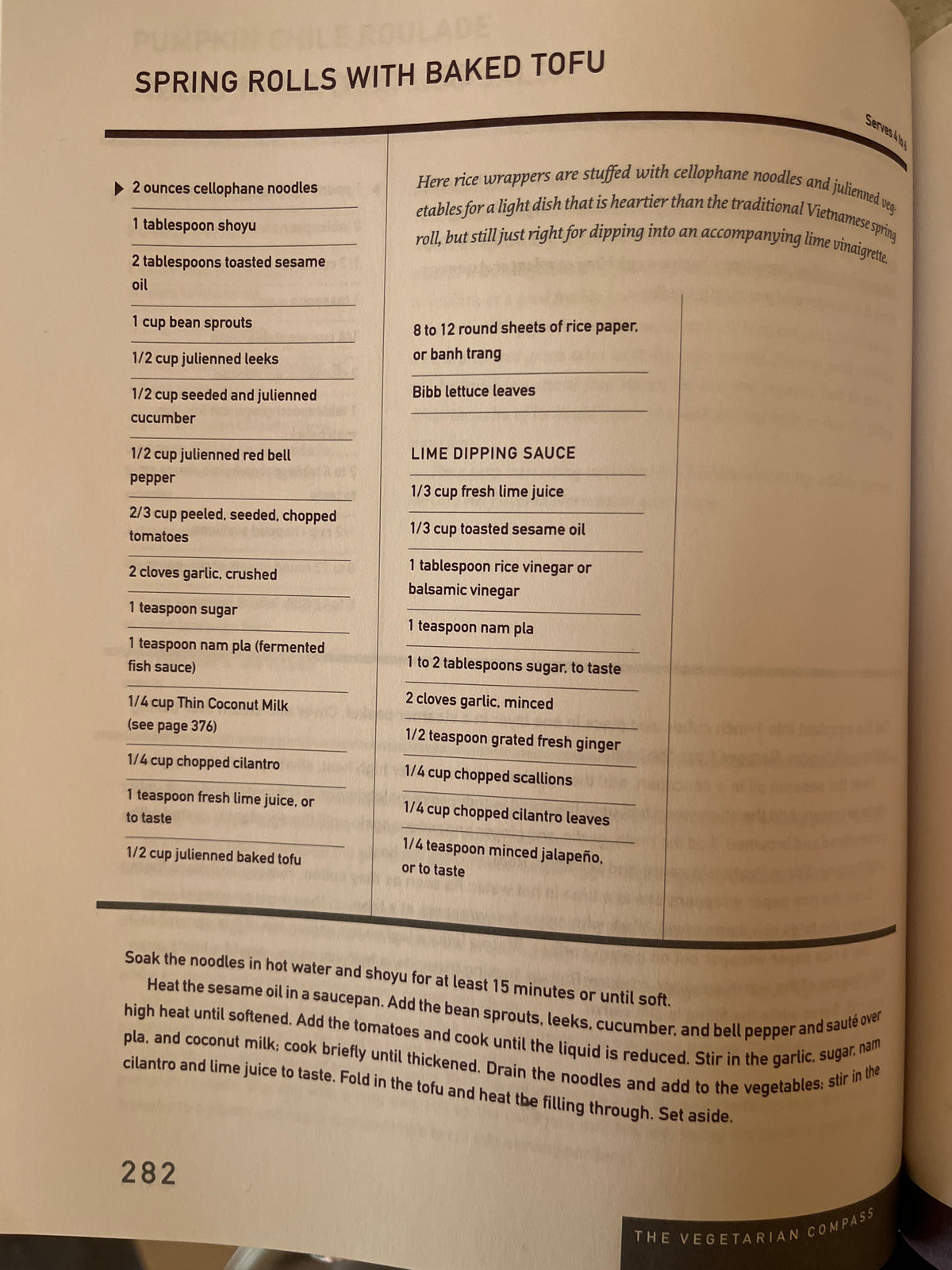 The Vegetarian Compass: New Directions in Vegetarian Cooking by Karen Hubert Allison (First Edition 1998)