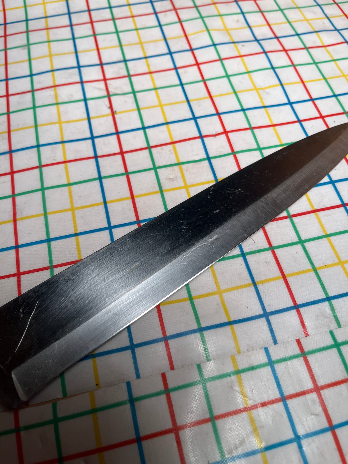 8" kitchen knife - stainless steel with wood handle - Flint Vanadium