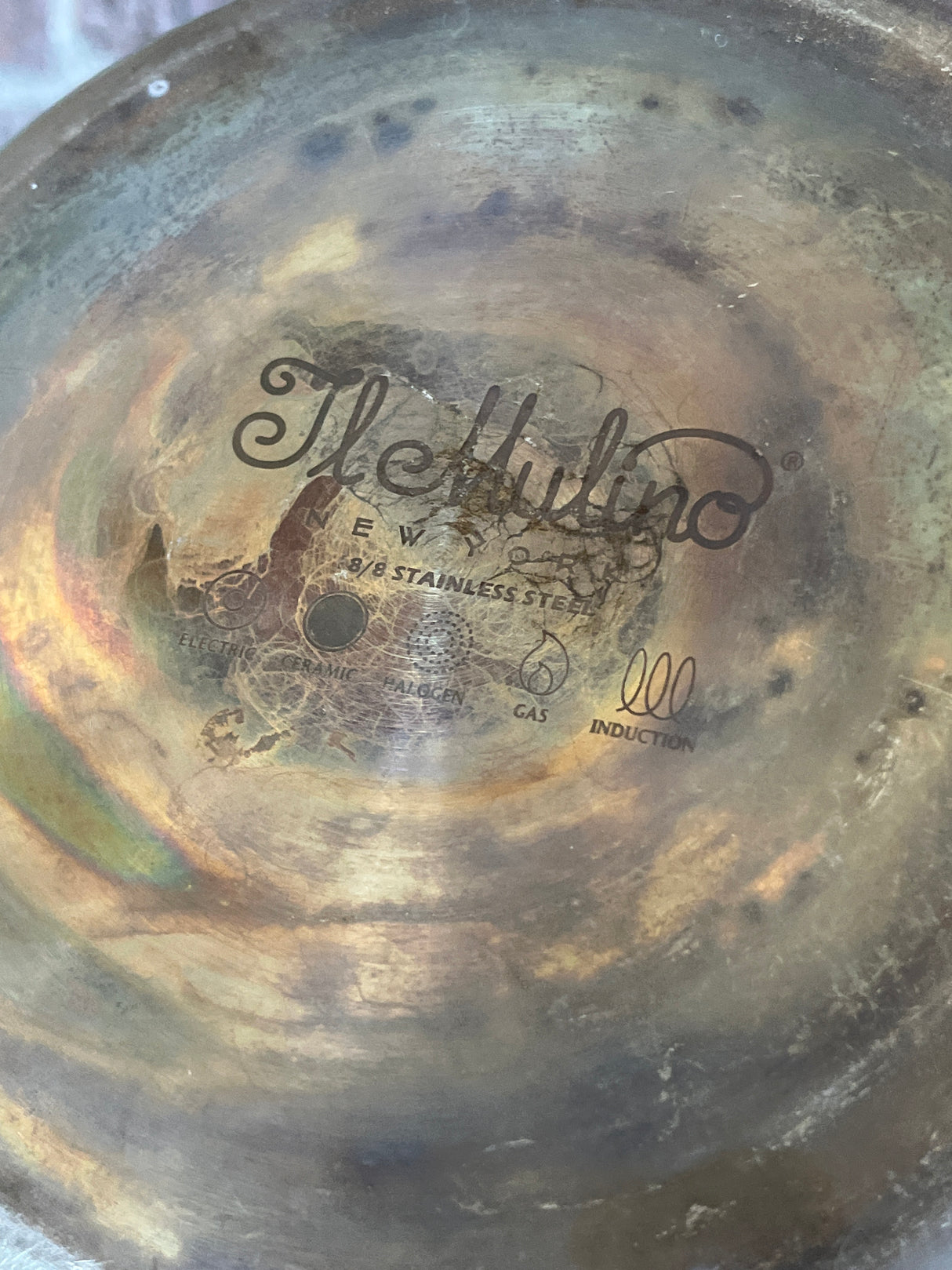 Stovetop kettle - 8/8 stainless steel- Il Mulino