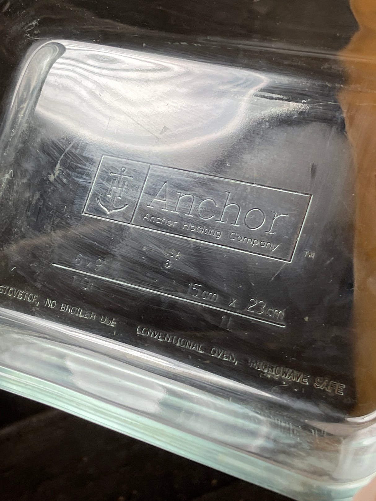 Casserole dish rectangle 1 quart/ 1 liter - Anchor Hocking Basics