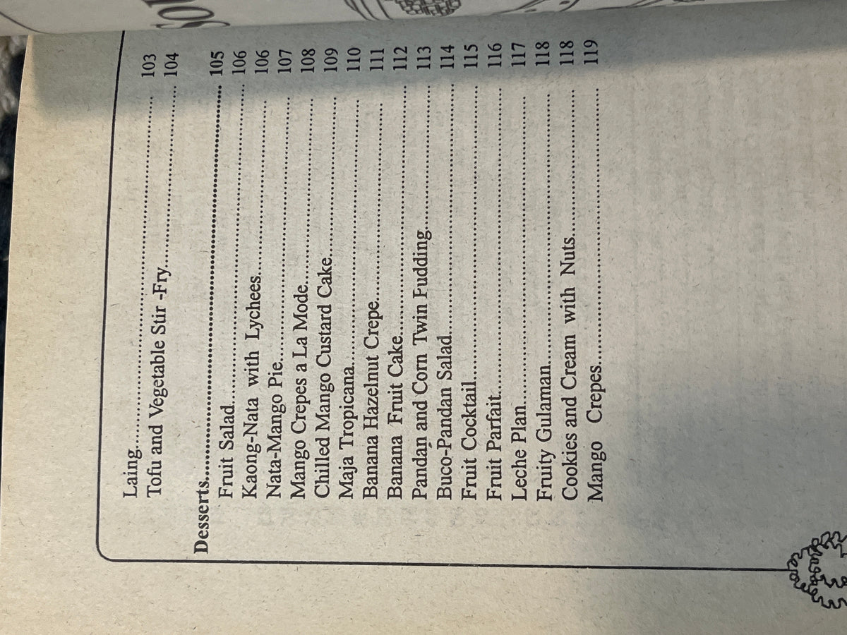 "Filipino Cuisine: A Blend of Local and Foreign Cookery" (2003)