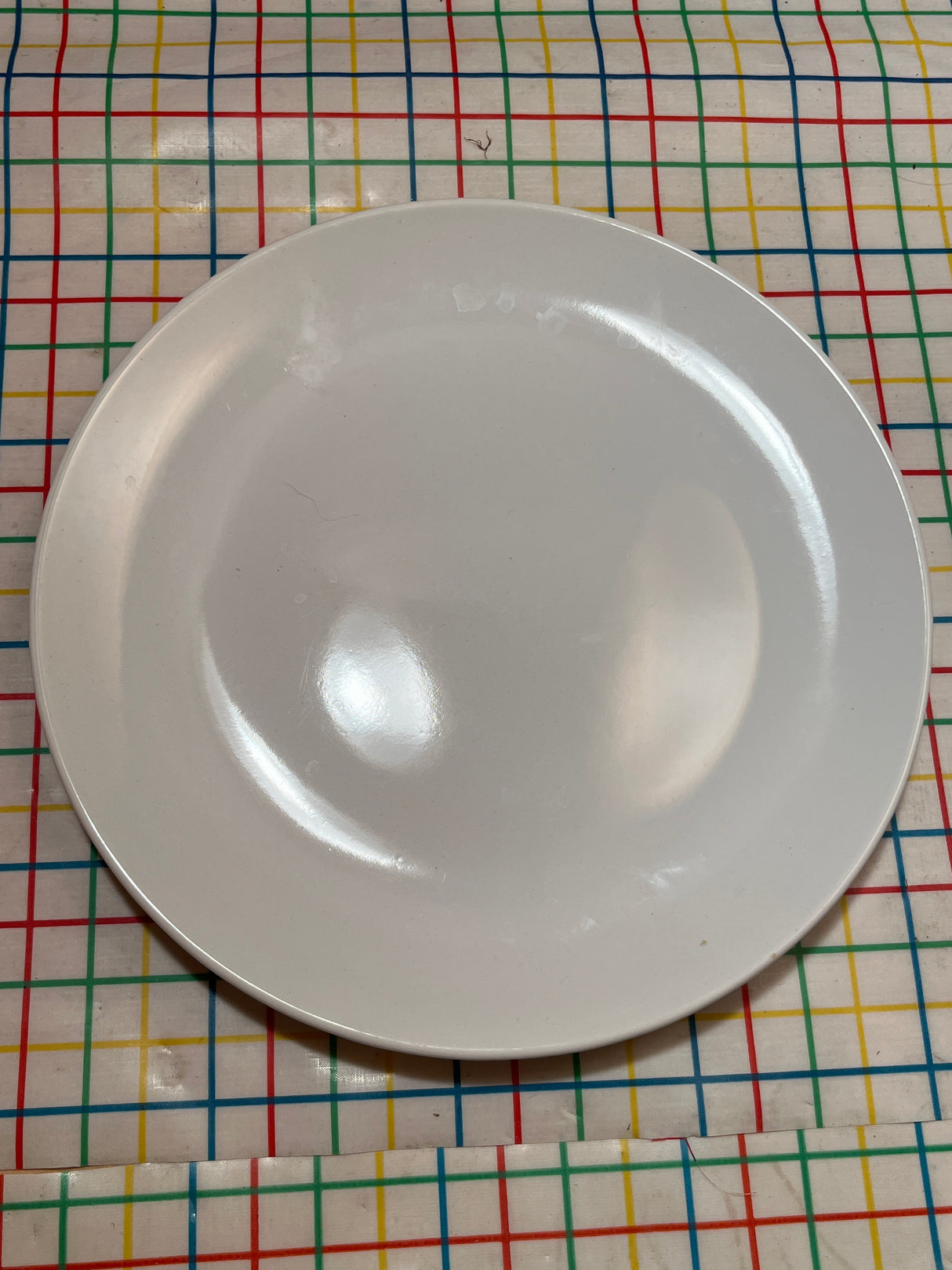 Salad plate - white ceramic - IKEA