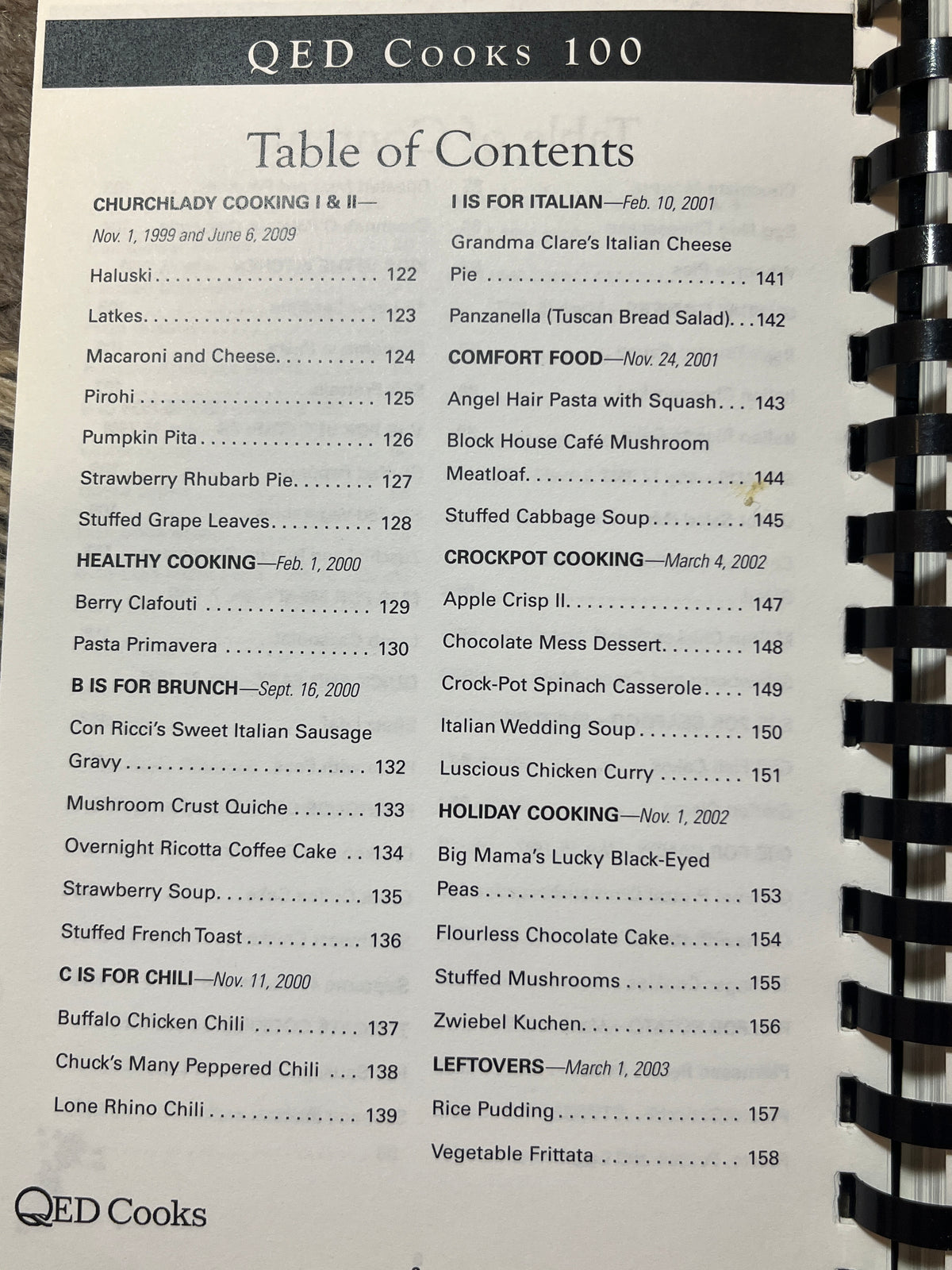 “QED Cooks 100” (2012)