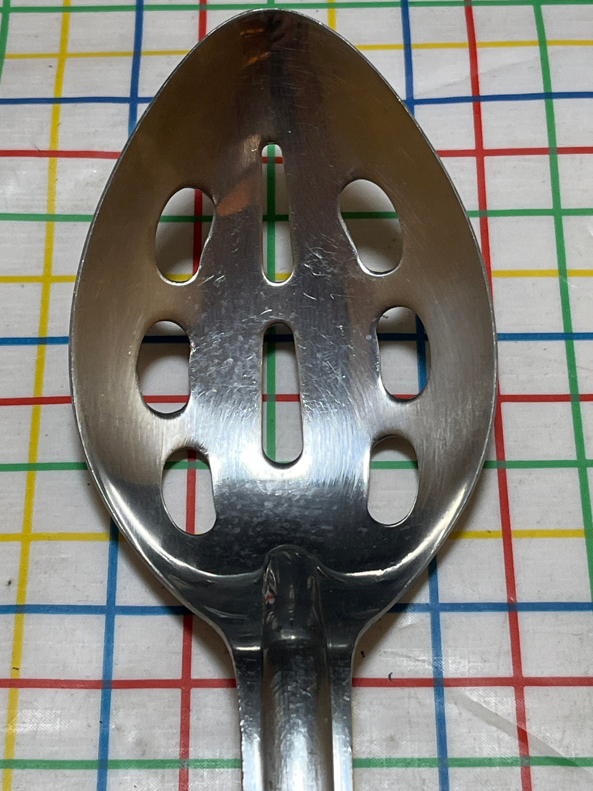 13" slotted serving spoon - stainless steel - Vollrath 46976