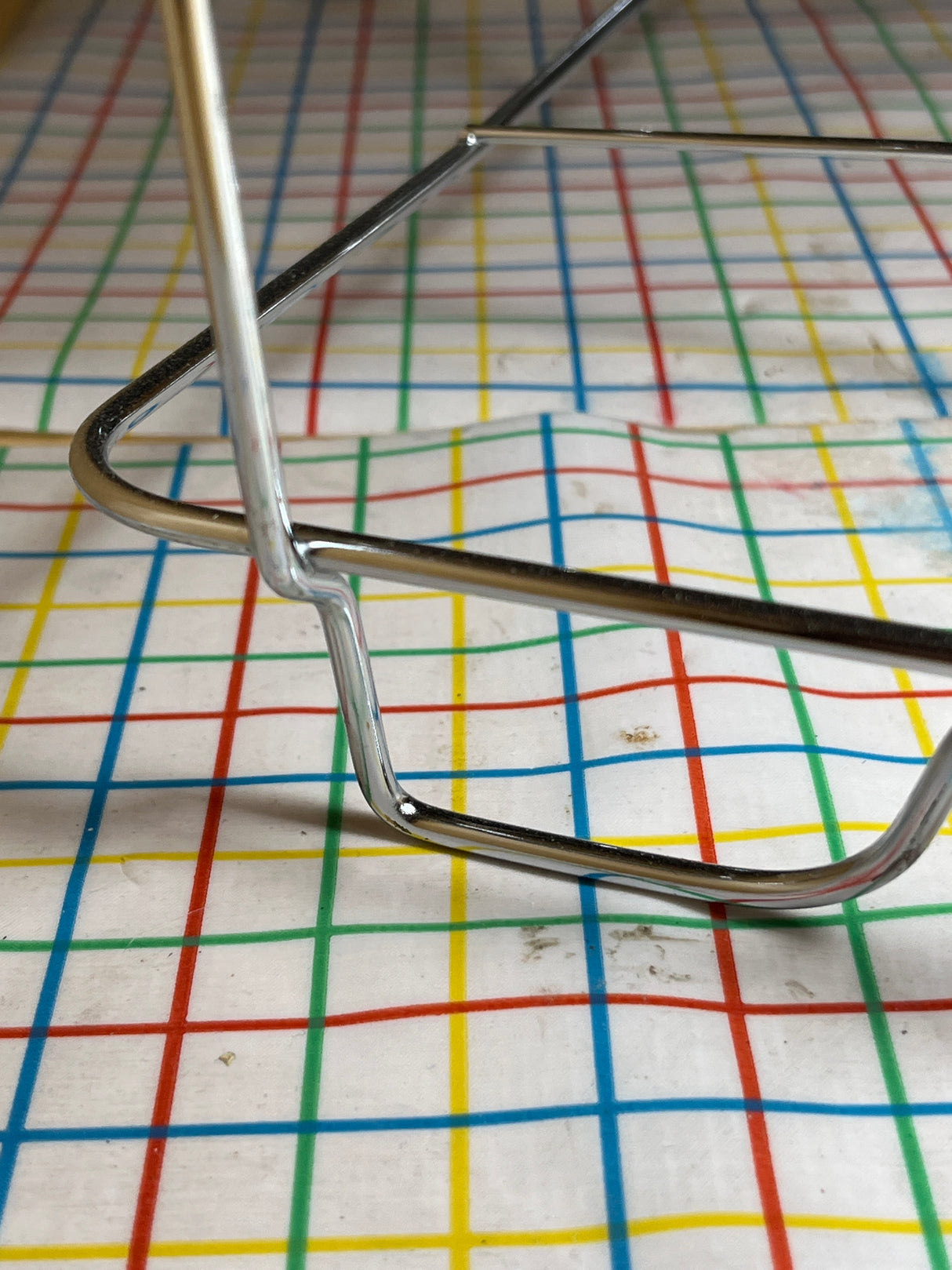 Chafing wire buffet rack stand for full size pans - chrome plated stainless steel