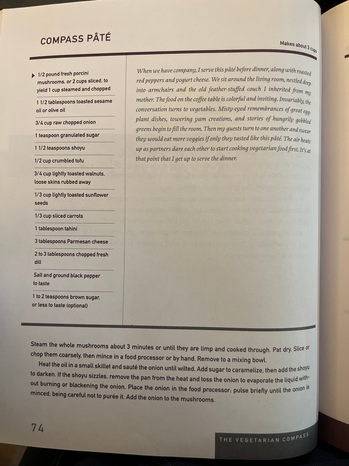 The Vegetarian Compass: New Directions in Vegetarian Cooking by Karen Hubert Allison (First Edition 1998)