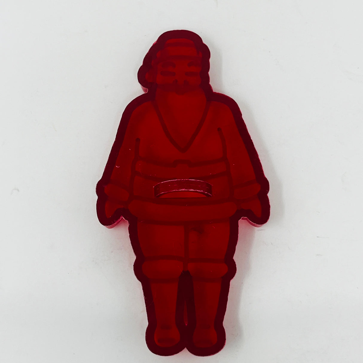 Vintage Red Plastic Cookie Cutters, some with Crown logo, made in USA.