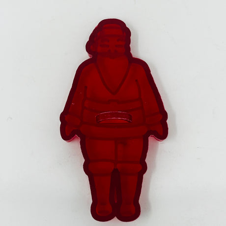 Vintage Red Plastic Cookie Cutters, some with Crown logo, made in USA.