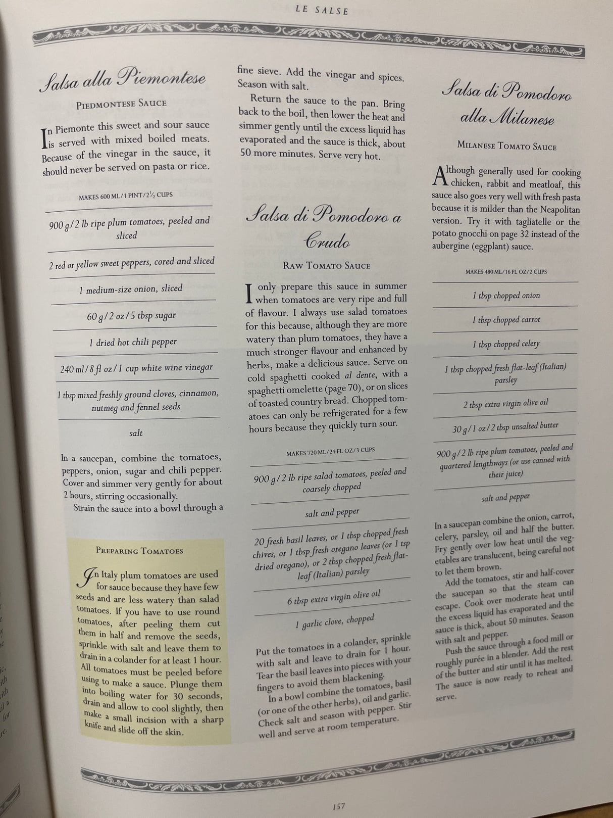 The Villa Table: 300 Classic Italian Recipes by Lorenza de' Medici (1993)