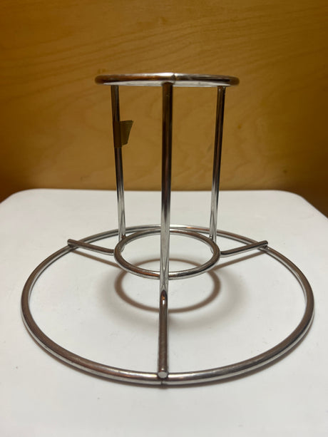 Paper towel holder with a sleek design, featuring a sturdy base and an upright rod to securely hold and dispense paper towels.