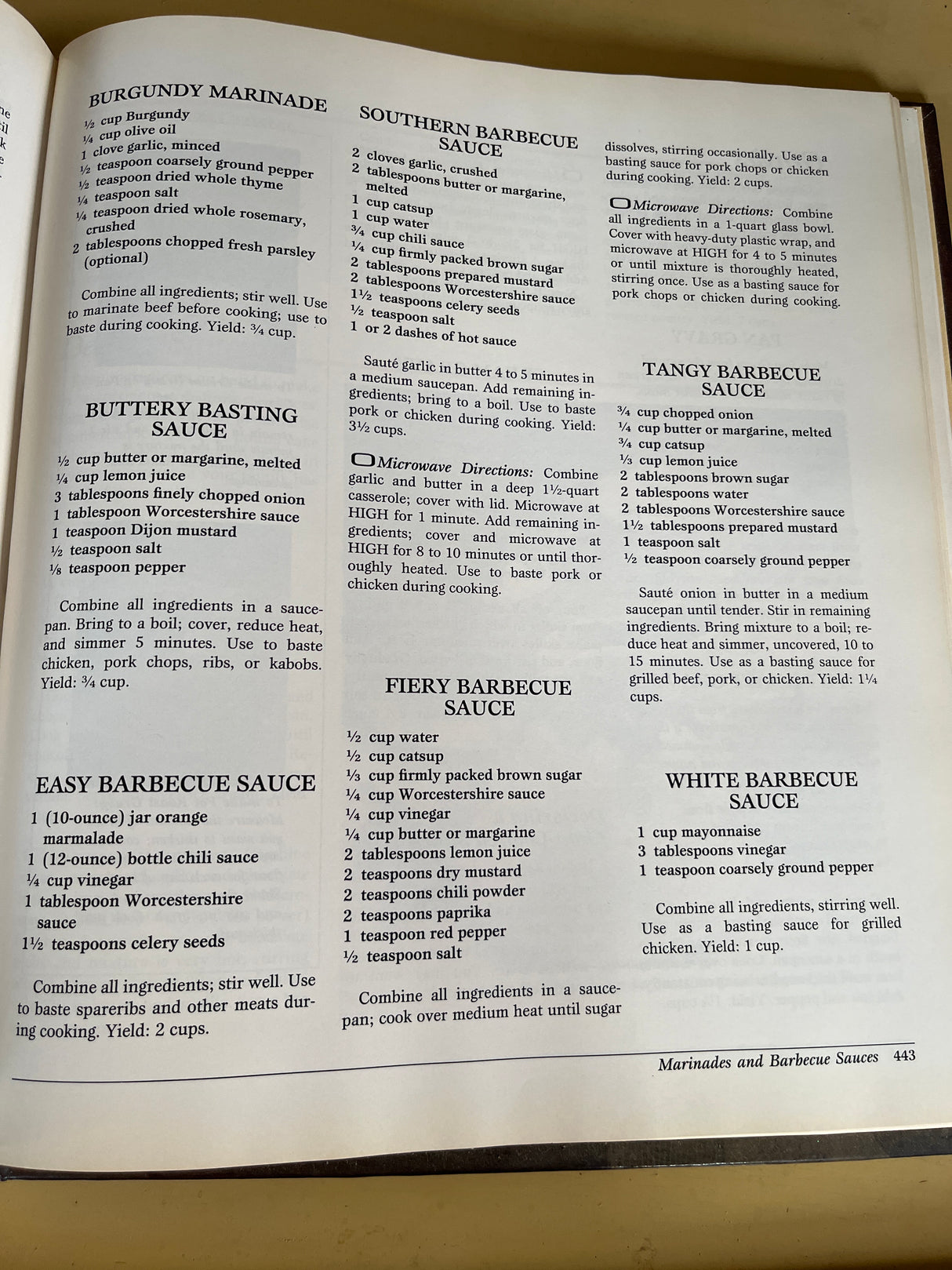 "The Southern Living Cookbook" (1987 Fourth Edition)