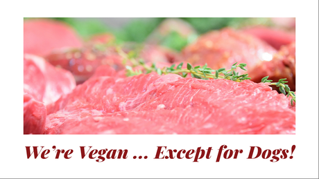 We're Vegan ... Except for Dogs!