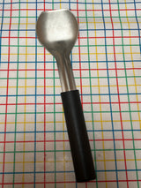 Ice cream scoop - stainless steel with black handle - Rada