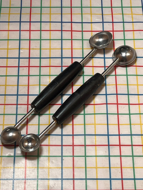Double-sided melon ballers - vintage assorted