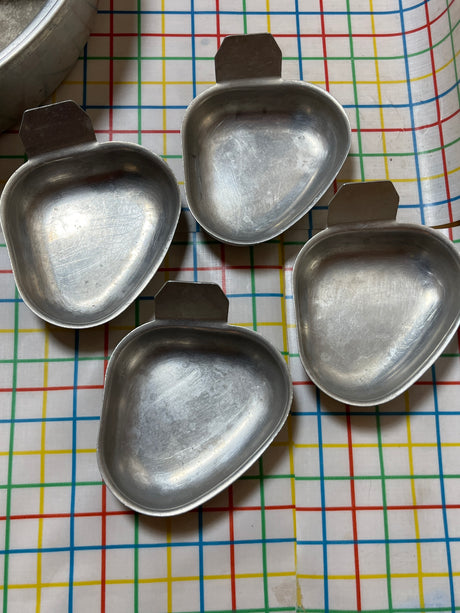 4 egg poaching pan - aluminum vintage Maid of Honor