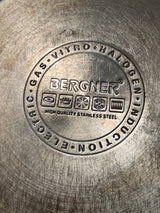Frying pan 11" - stainless steel with silicone handle - Bergner