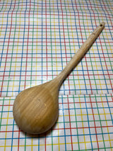 Ladle with flat base - bamboo