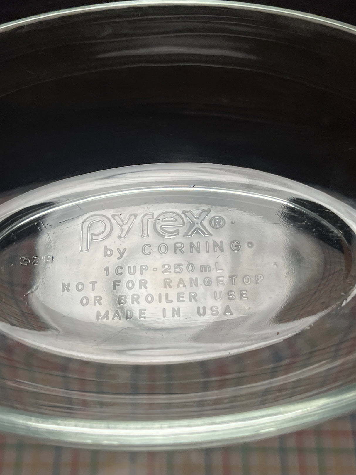 Set of 4 glass oval dessert baking dishes - Pyrex by Corning 328