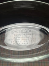 Set of 4 glass oval dessert baking dishes - Pyrex by Corning 328