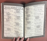 Notebook titled “the revised and expanded CALIFORNIA RESTAURANT GUIDE Part III” lists closed vegan spots, reflecting themes in Cook Your Own Fucking Life: Vegan Comfort Food Recipes.