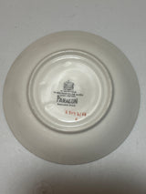 Paragon after dinner demitasse cup and saucer set featuring elegant stripes, perfect for an after-dinner setting, showcasing exquisite English China craftsmanship.