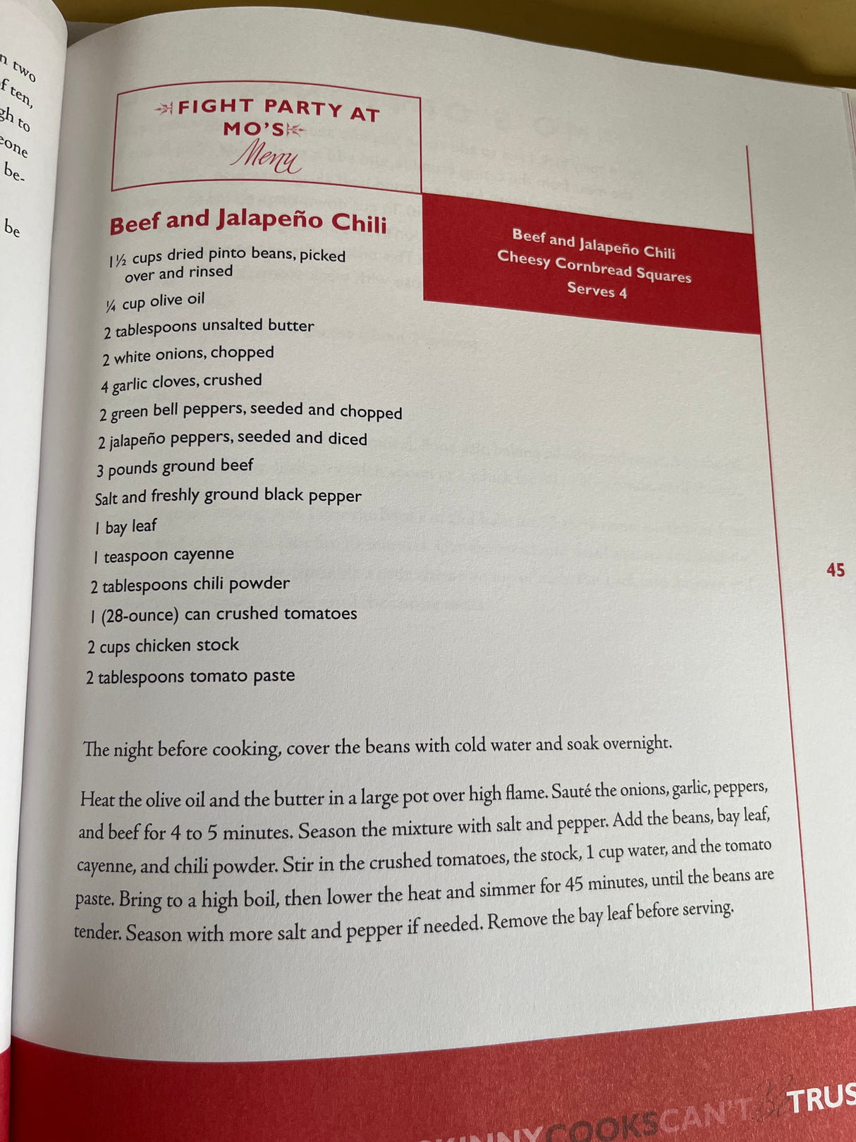 "Skinny Cooks Can't Be Trusted" by Mo'Nique (2006 First Edition)