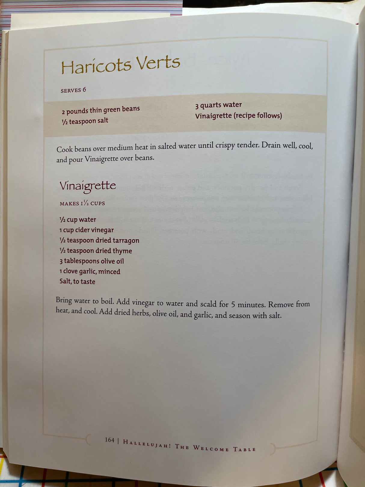 "Hallelujah! The Welcome Table: A LIfetime of Memories with Recipes" by Maya Angelou (2004 First Edition)