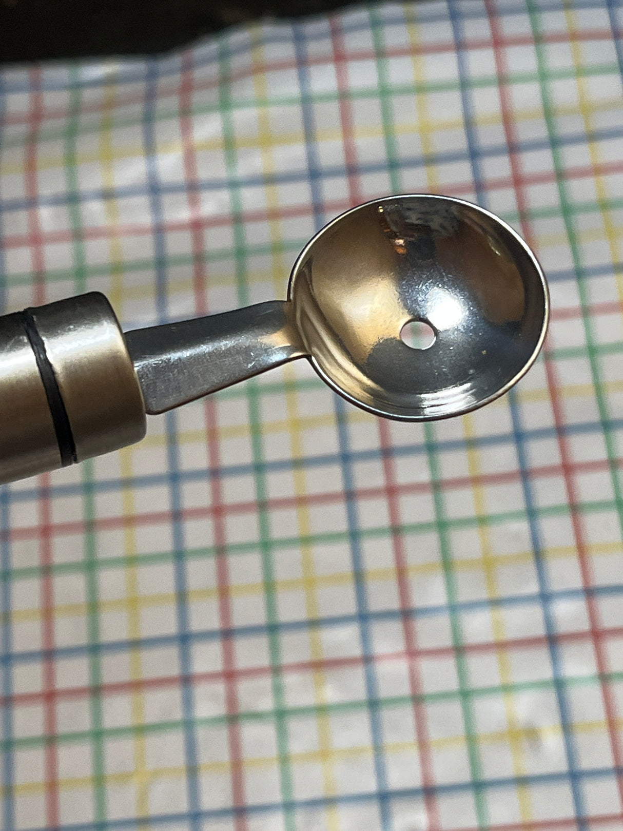 Double-headed melon baller scoop - stainless steel