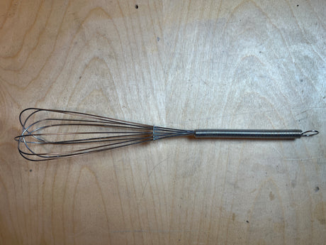 Whisk - stainless steel 12 inches, designed for everyday cooking and baking, featuring a sturdy balloon shape ideal for whisking eggs, cream, and sauces.