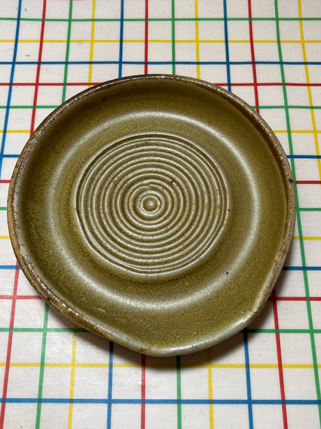 Handmade ceramic garlic grater spoon rests by Charles Lehman