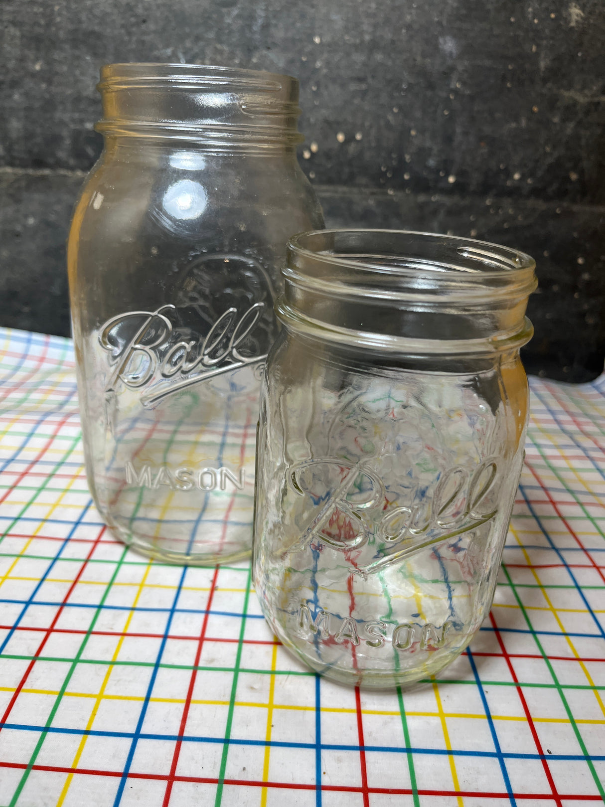 Mason jars - regular mouth - ASSORTED