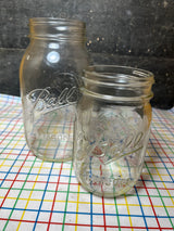Mason jars - regular mouth - ASSORTED