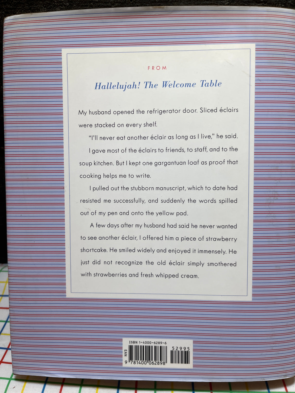"Hallelujah! The Welcome Table: A LIfetime of Memories with Recipes" by Maya Angelou (2004 First Edition)