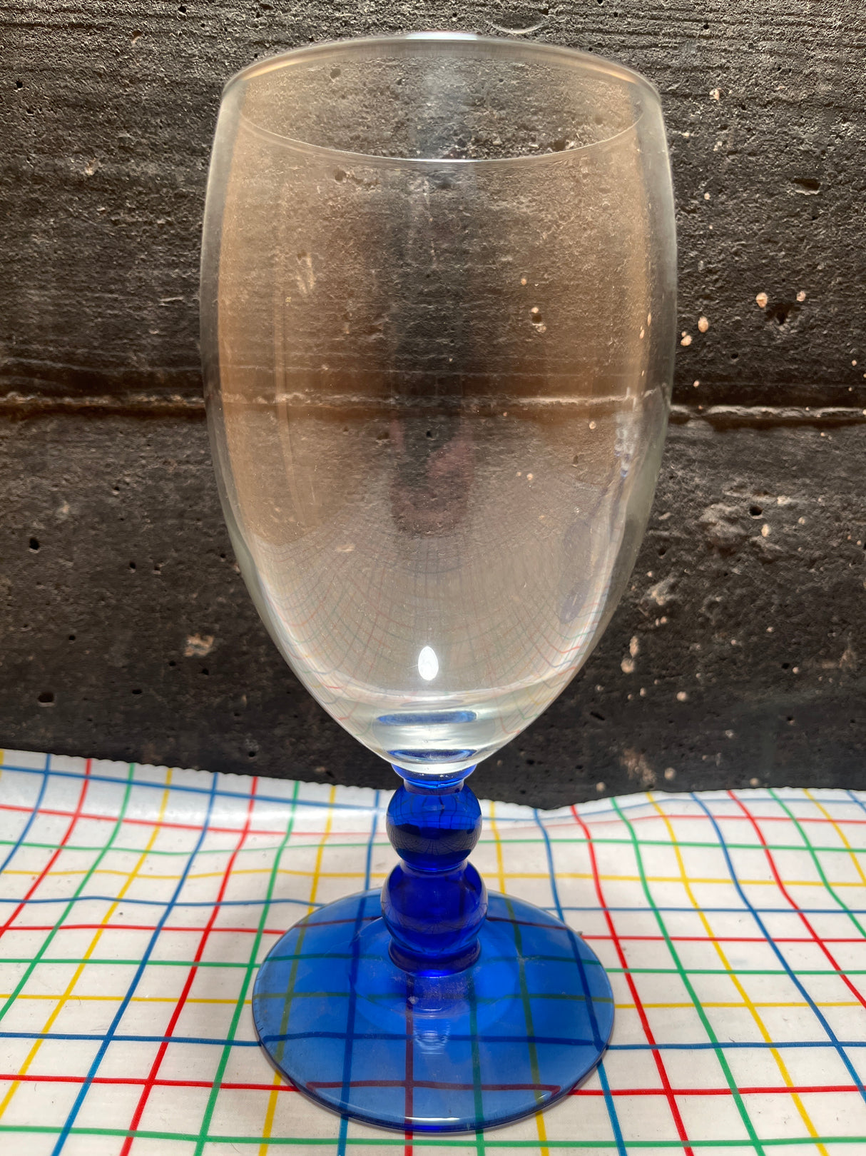Libbey Metropolis Blue line glassware