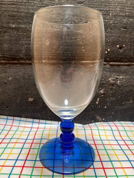 Libbey Metropolis Blue line glassware