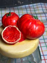 Tomato lid jar - glass and molded plastic - RARE made in Italy