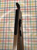 13” stainless steel tongs with silicone handles