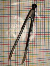 13” stainless steel tongs with silicone handles