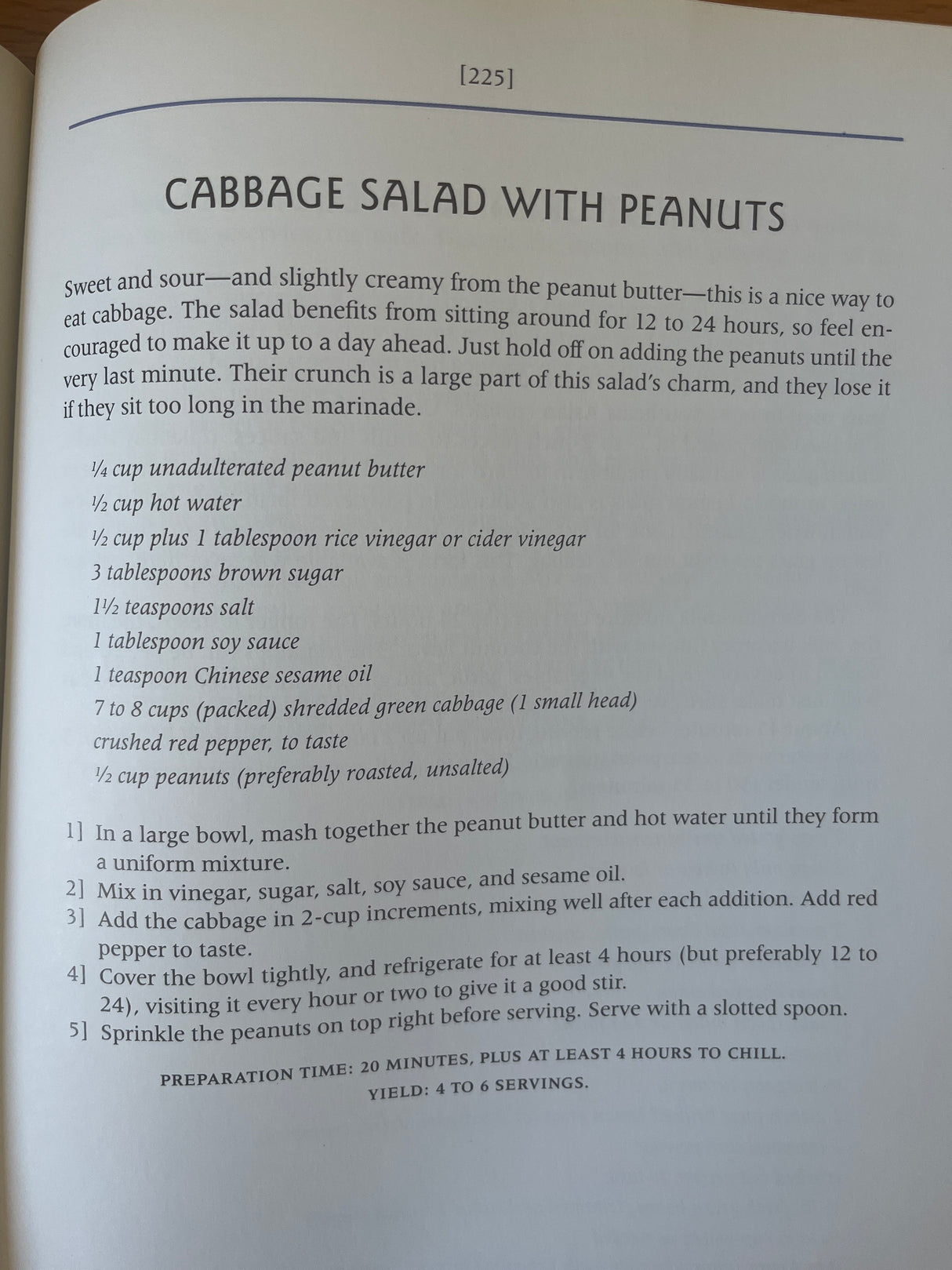 Page from 'Still Life with Menu' cookbook by Mollie Katzen, featuring a recipe and philosophical insights on adapting cooking to modern busy lifestyles.