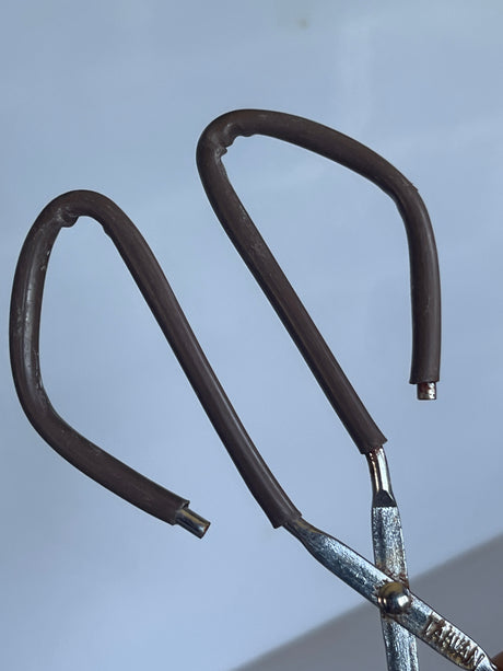 All-purpose kitchen tongs - stainless steel with coated handles in gray - vintage