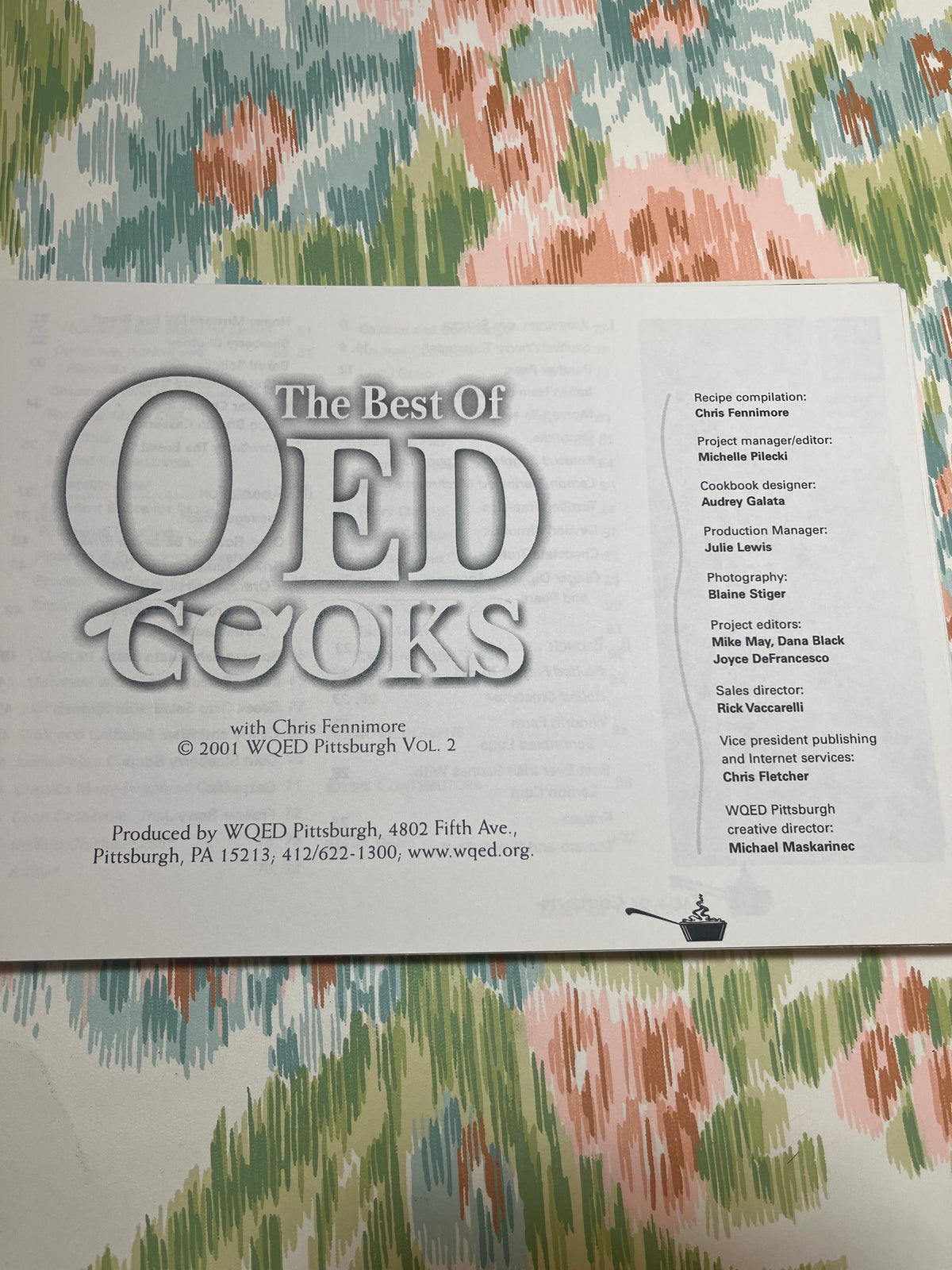 “The Best of QED Cooks with Chris Fennimore Vol. 2” (2001)