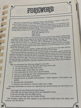 RARE An Apple A Day Volume Two – Vegetarian Cookery by Doctors' Wives with Special Sections: Foods for Fifty and Microwave Cooking
