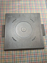 Square griddle skillet - cast aluminum - vintage GE
