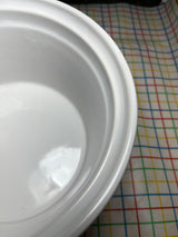 Double boiler insert / serving dish - white ceramic - All-Clad