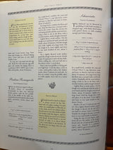 Open cookbook The Villa Table on page 204, featuring recipes for Piadina Romagnola and Schiacciata, with ingredient lists, methods, and serving suggestions.